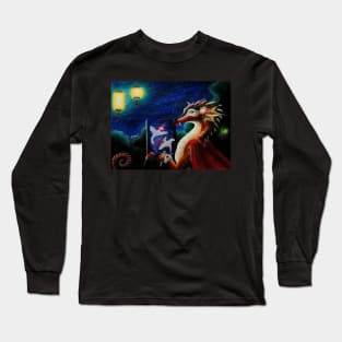 Lycoris Drawing in the Night Long Sleeve T-Shirt